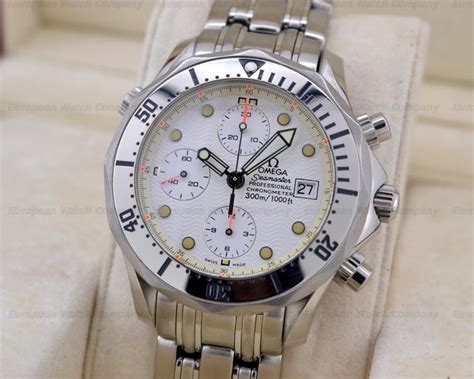 omega seamaster chrono watch|omega seamaster white dial chronograph.